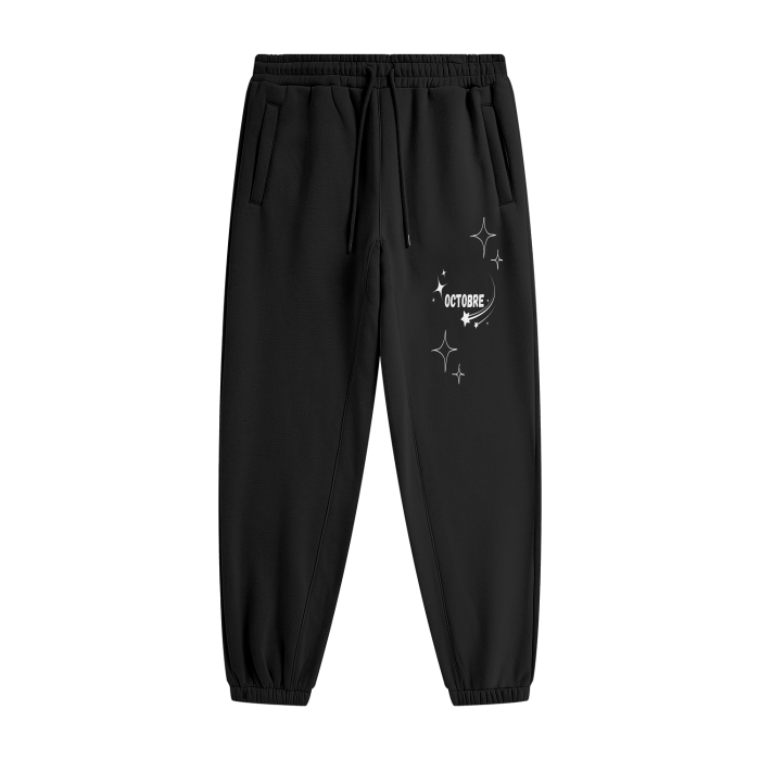 octobre exclusive joggers unisex black