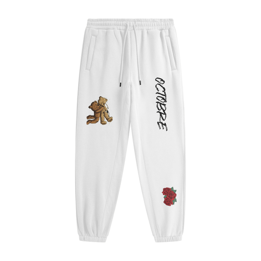 Streetwear Unisex rose Octobre Fleece Joggers