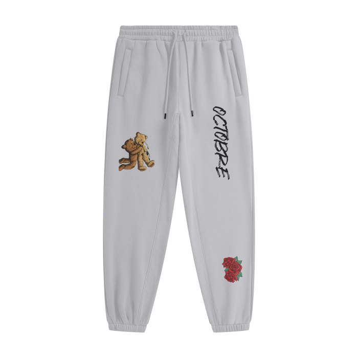 Streetwear Unisex rose Octobre Fleece Joggers