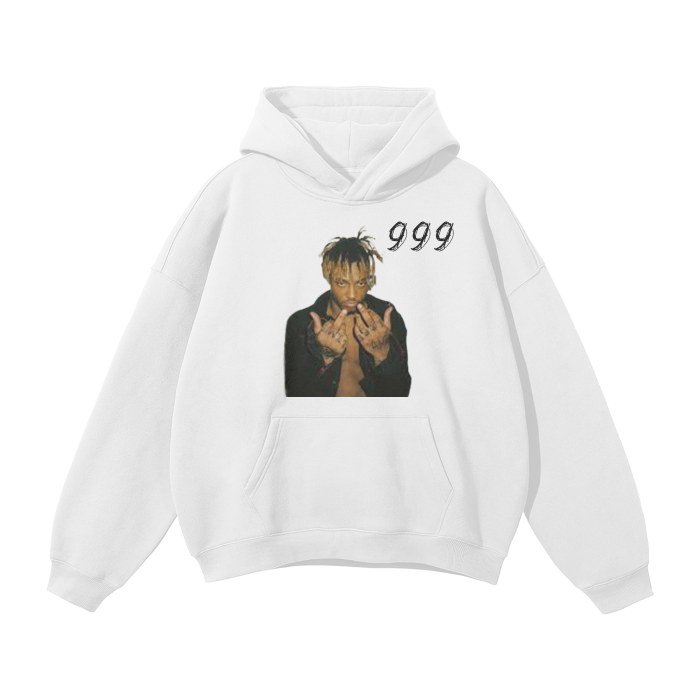 Juice WRLD Fleece Hoodie unisex beige/white/black/sky blue/teal/purple