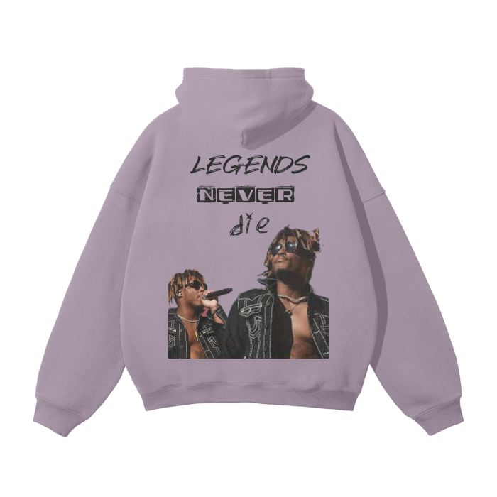 Juice WRLD Fleece Hoodie unisex beige/white/black/sky blue/teal/purple