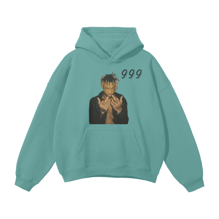 Juice WRLD Fleece Hoodie unisex beige/white/black/sky blue/teal/purple