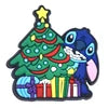 Christmas tree stitch croc charm